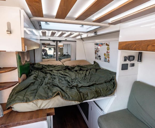 Murphy bed down position